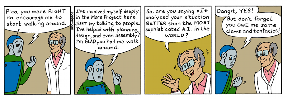 acedev comic, webcomic for Monday 27 Nov 2017
